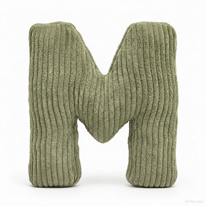 Buchstaben-Kissen "M"