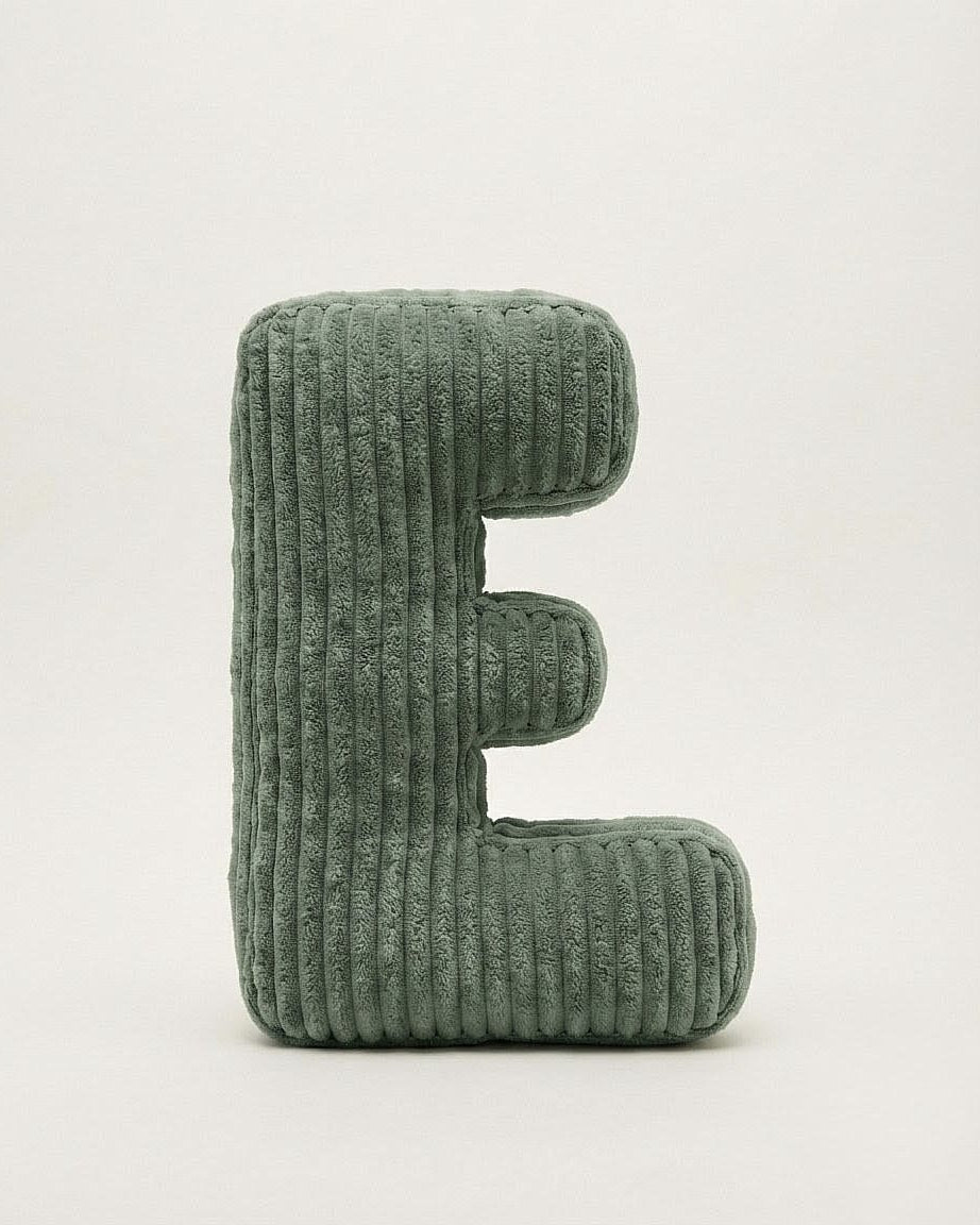 Design Buchstaben-Kissen "E“