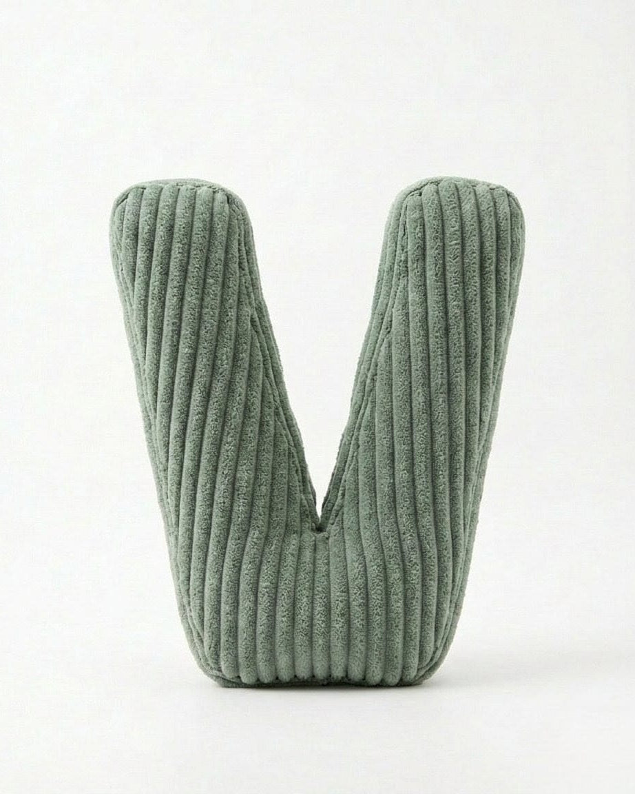 Design Buchstaben-Kissen "V"