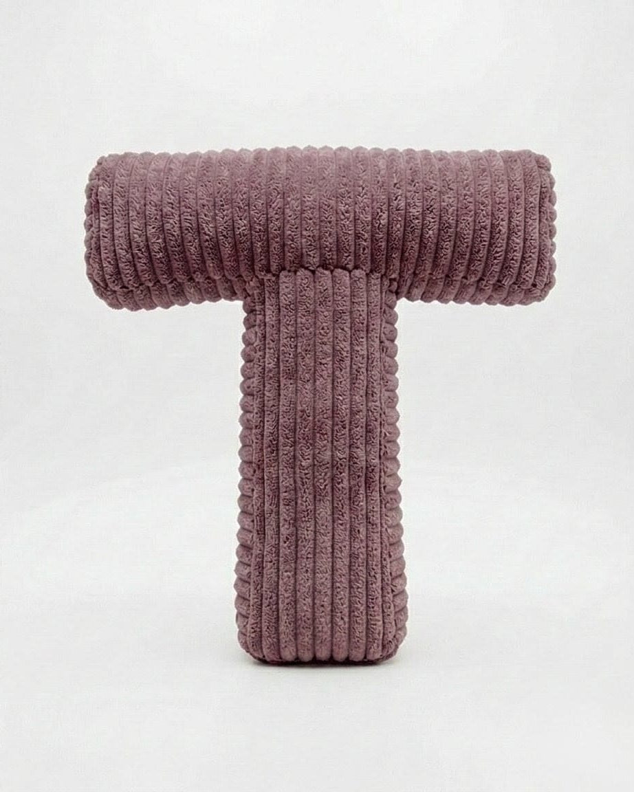 Design Buchstaben-Kissen "T"