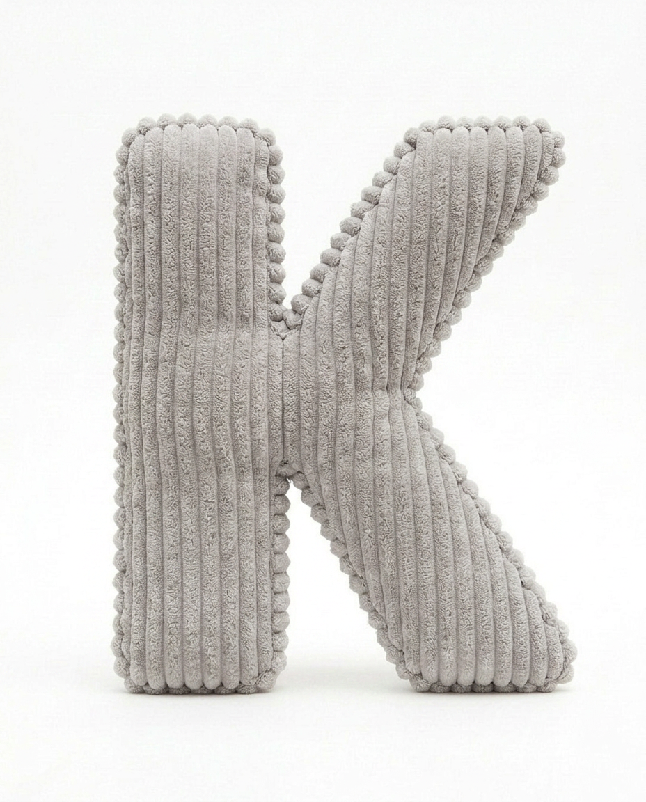 Design Buchstaben-Kissen "K"