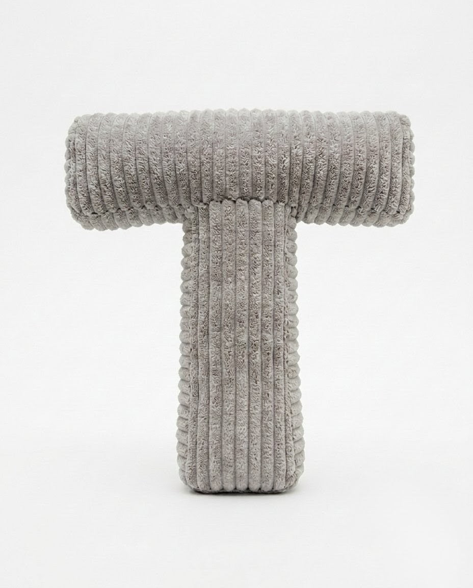 Design Buchstaben-Kissen "T"