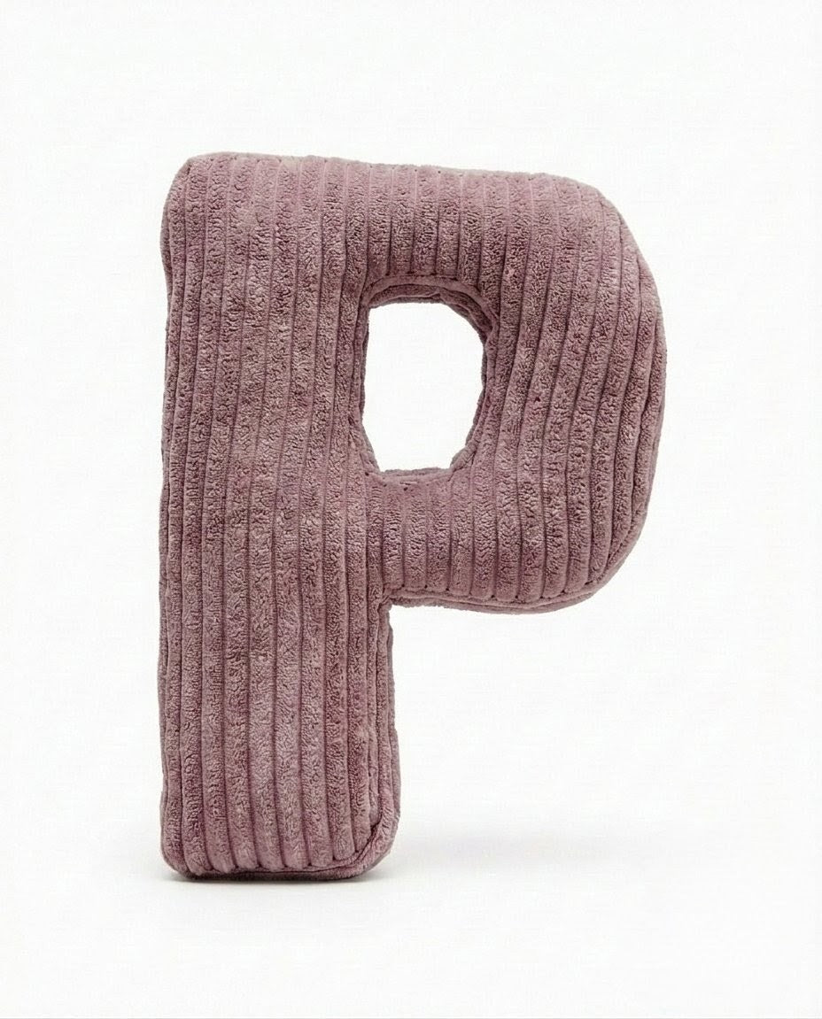 Design Buchstaben-Kissen "P"