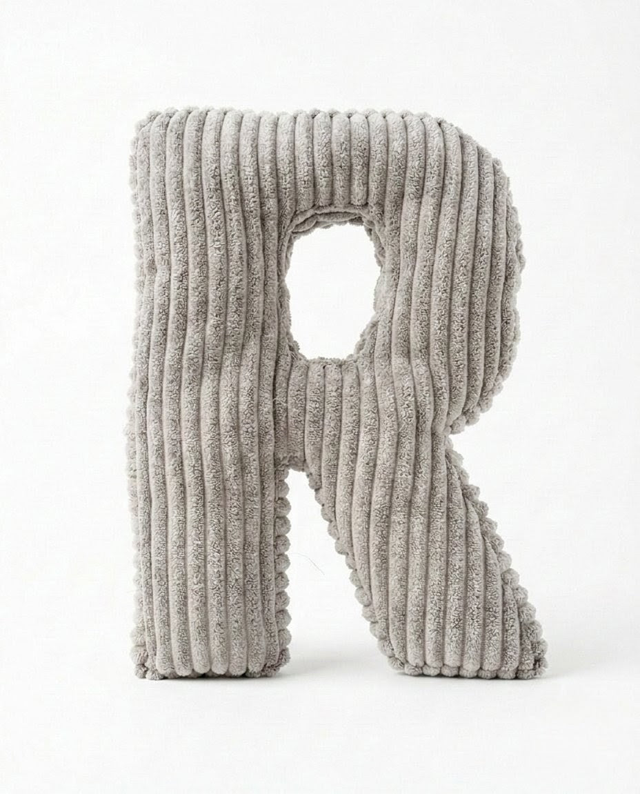 Design Buchstaben-Kissen "R"