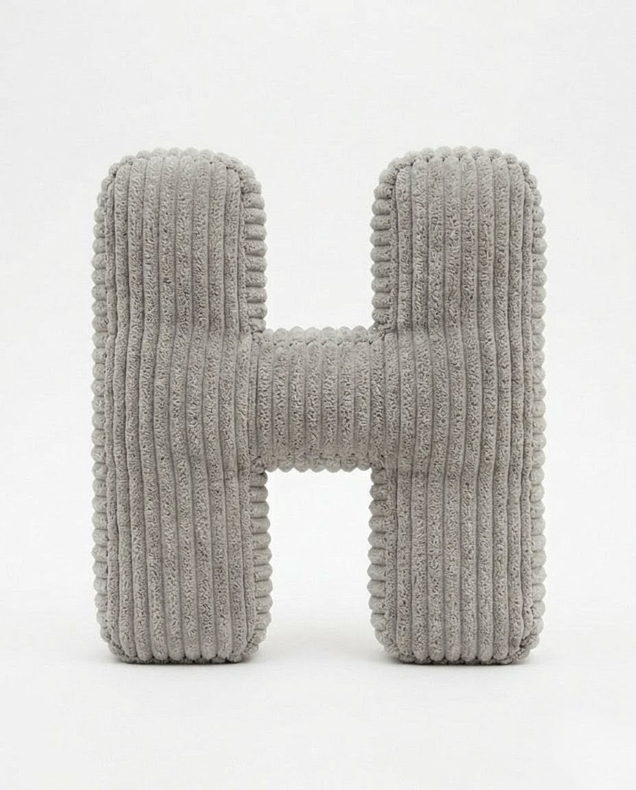 Design Buchstaben-Kissen "H"